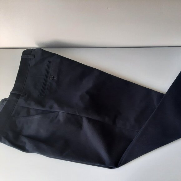 Burberry Black Cotton Pants - Men's 34 (Size 50 Euro) - Picture 1 of 11